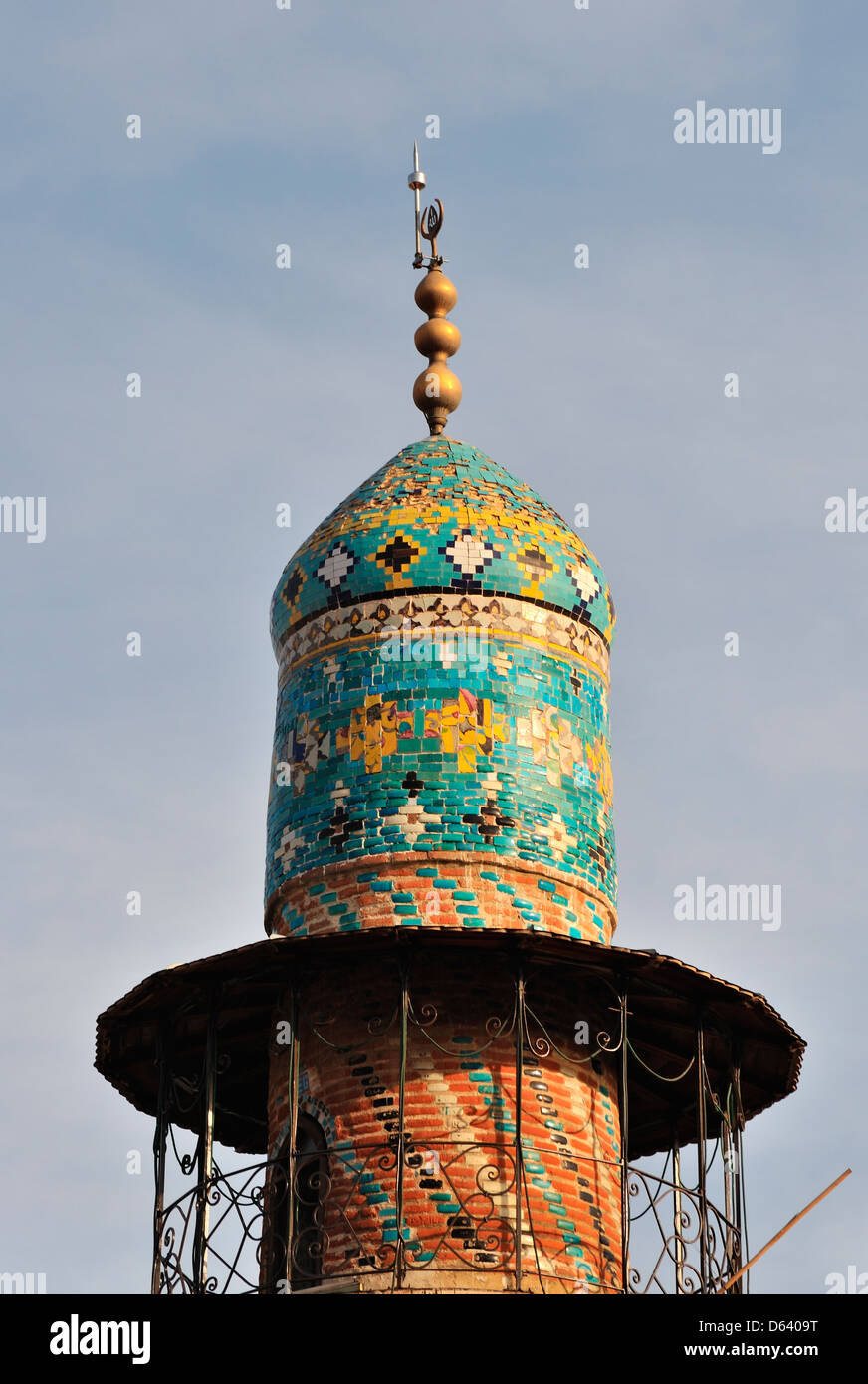 Blaue Moschee-Minarett, Eriwan, Armenien Stockfoto