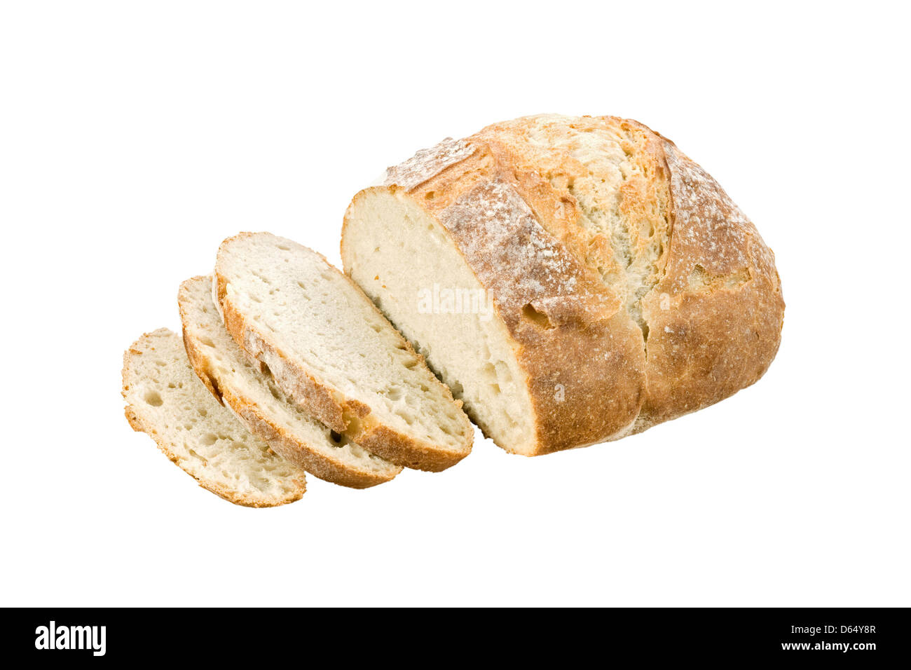 Artisan Weißbrot. Stockfoto