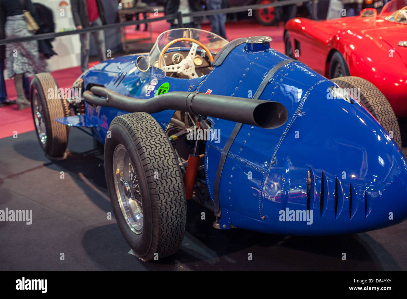 Paris, Frankreich - 06. Februar: Rennwagen auf dem Salon RetroMobile, 6. Februar 2013 Paris, Frankreich. Stockfoto