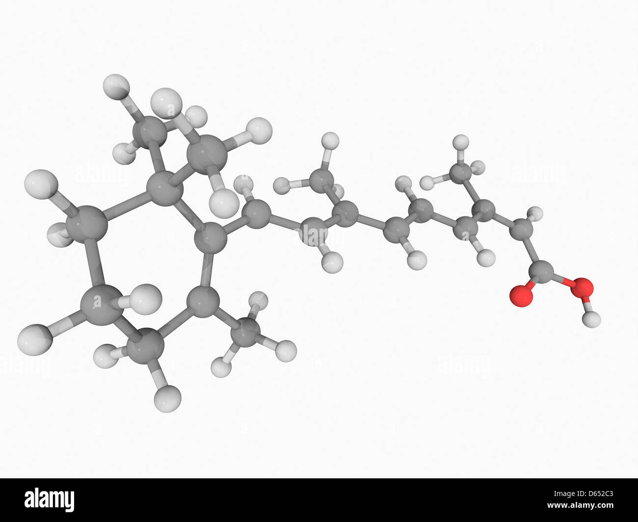 Isotretinoin Wirkstoffmolekül Stockfoto