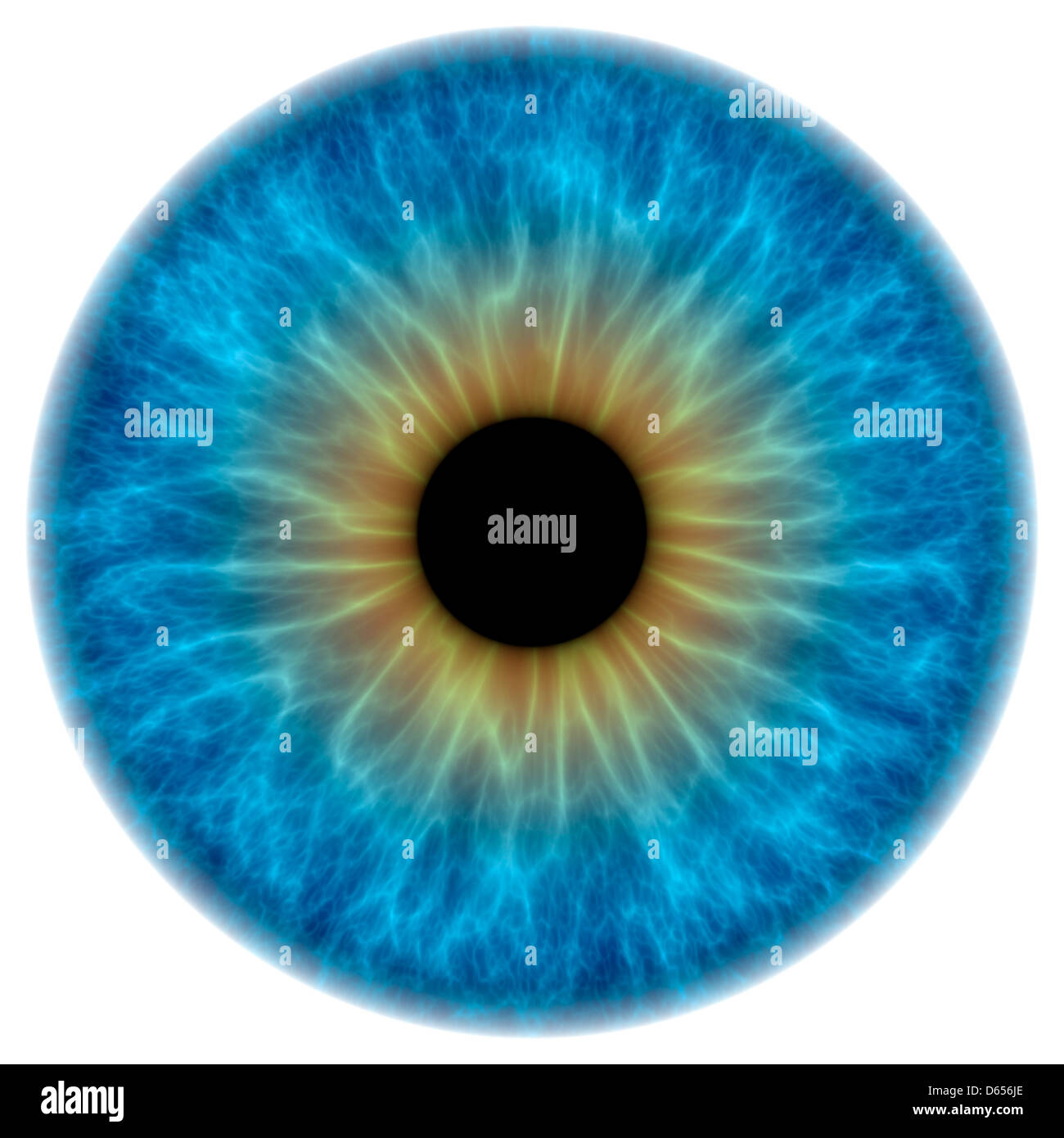 Blaues Auge, artwork Stockfoto