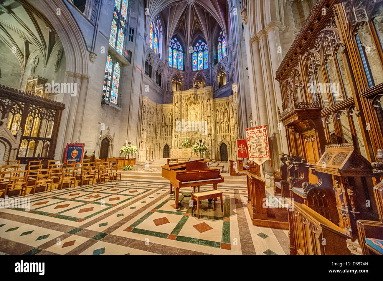 Washington National Cathedral in Washington, D.C. Stockfoto