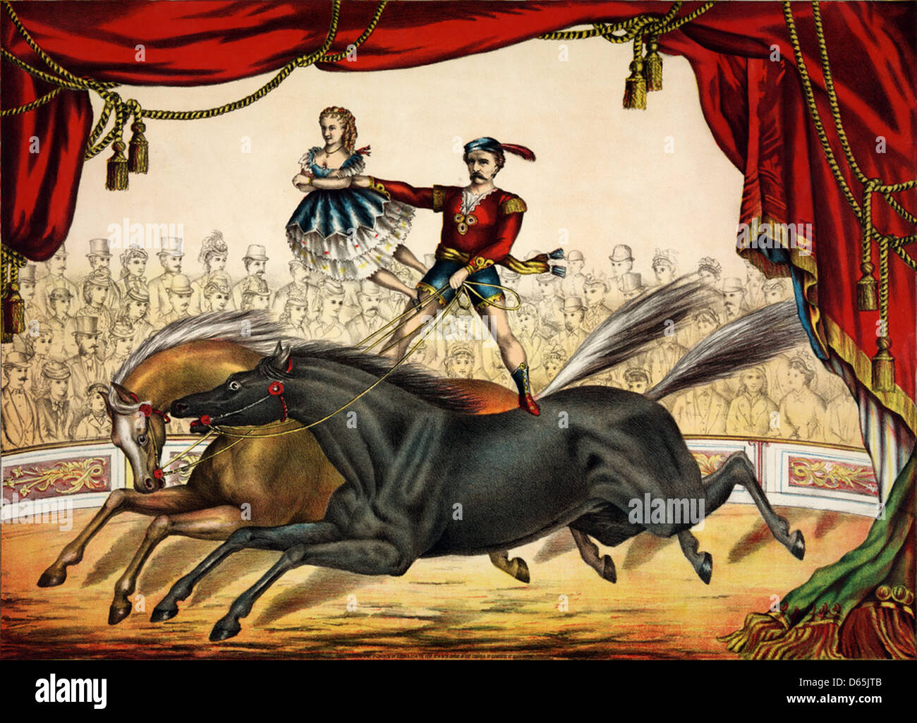 Circus Rider, 1874 Stockfoto