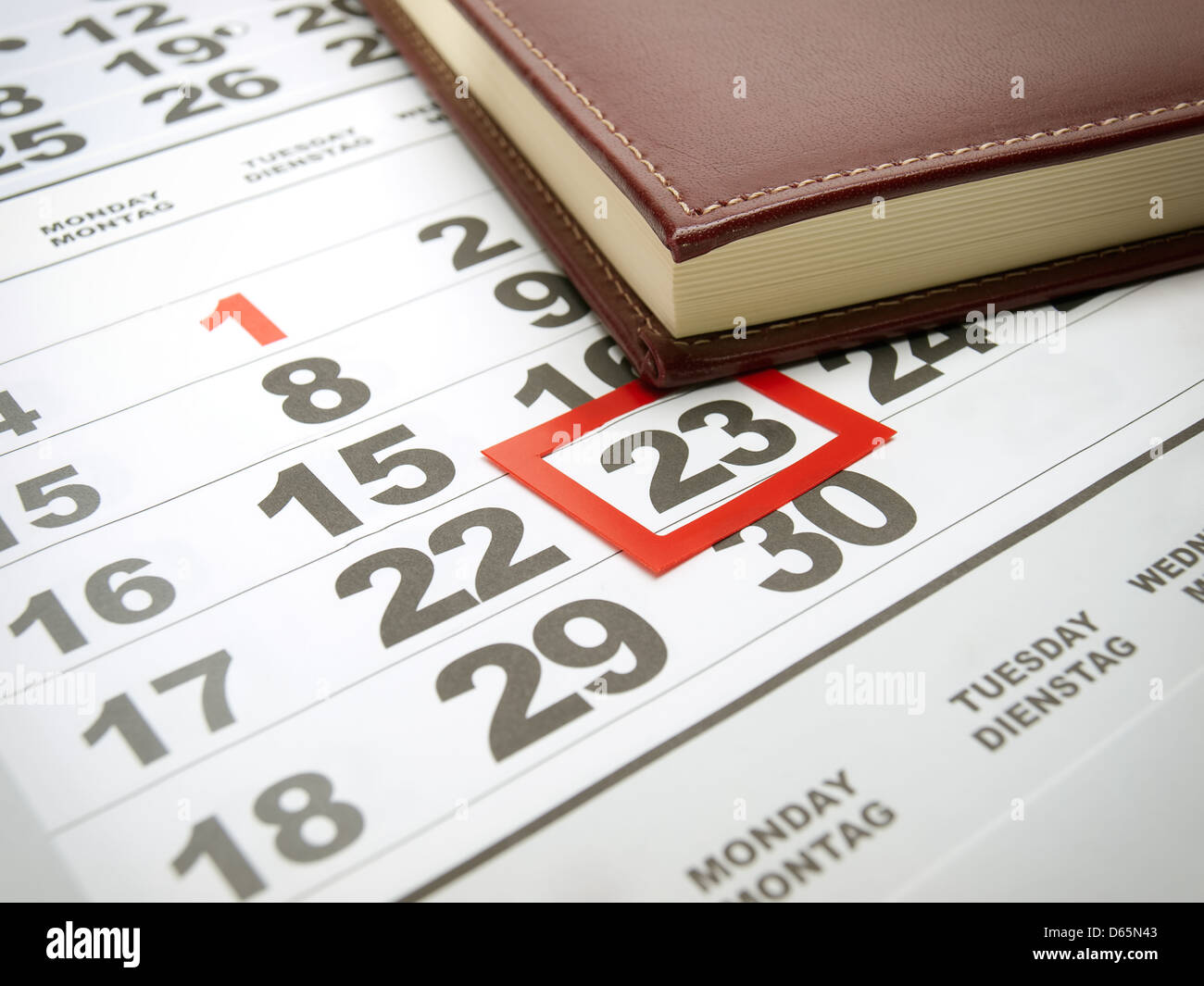 Konzeptuelle Ansicht der Welttag des Buches. Stockfoto