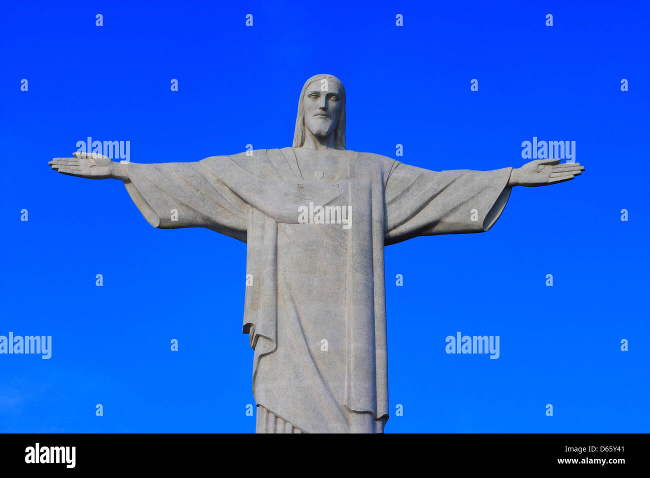 Die Cristo Redentor-Statue auf dem Corcovado. Stockfoto