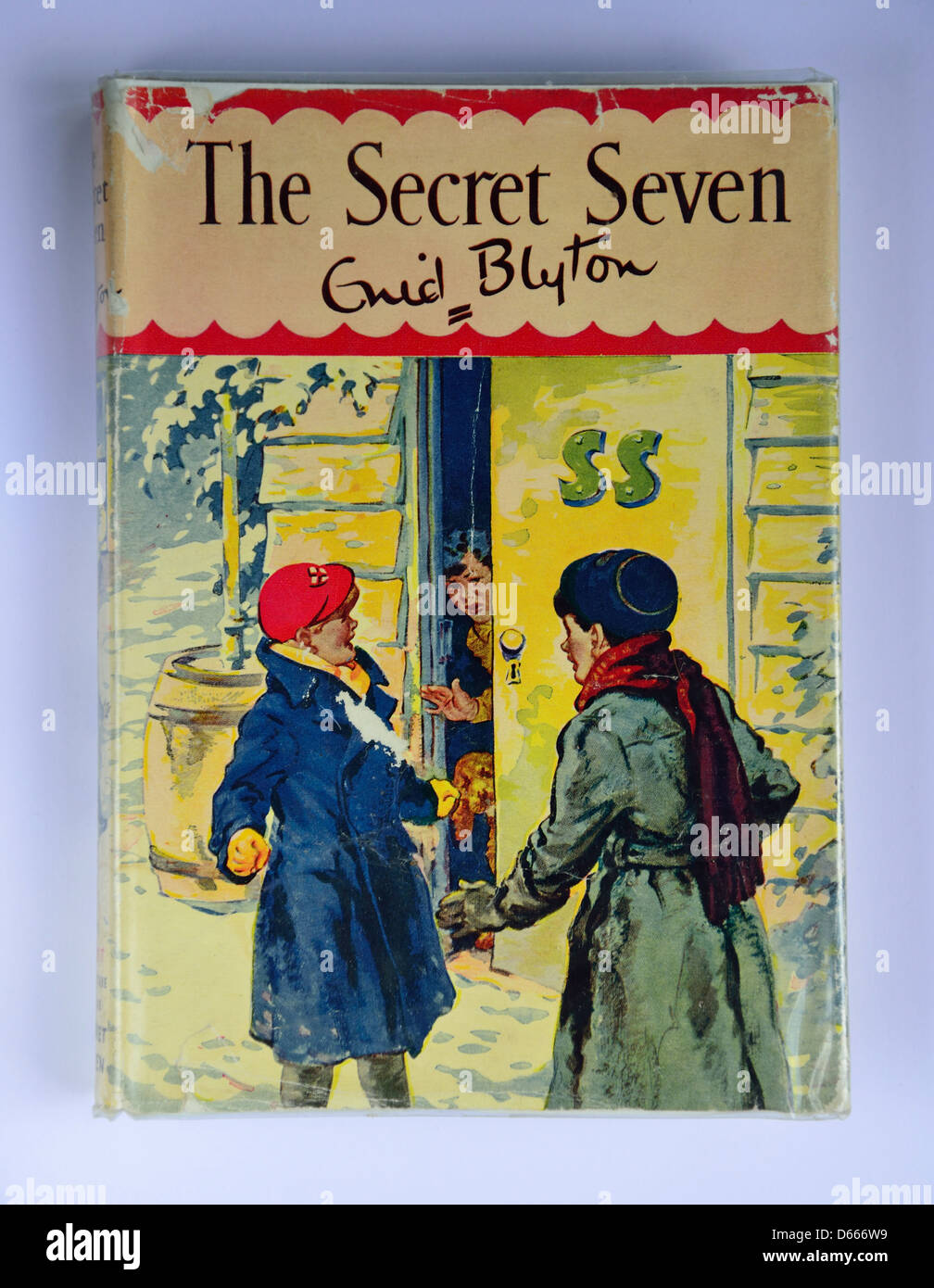 Enid Blytons "The Secret Seven" Secret Seven Buch, Ascot, Windsor, Berkshire, England, Vereinigtes Königreich Stockfoto