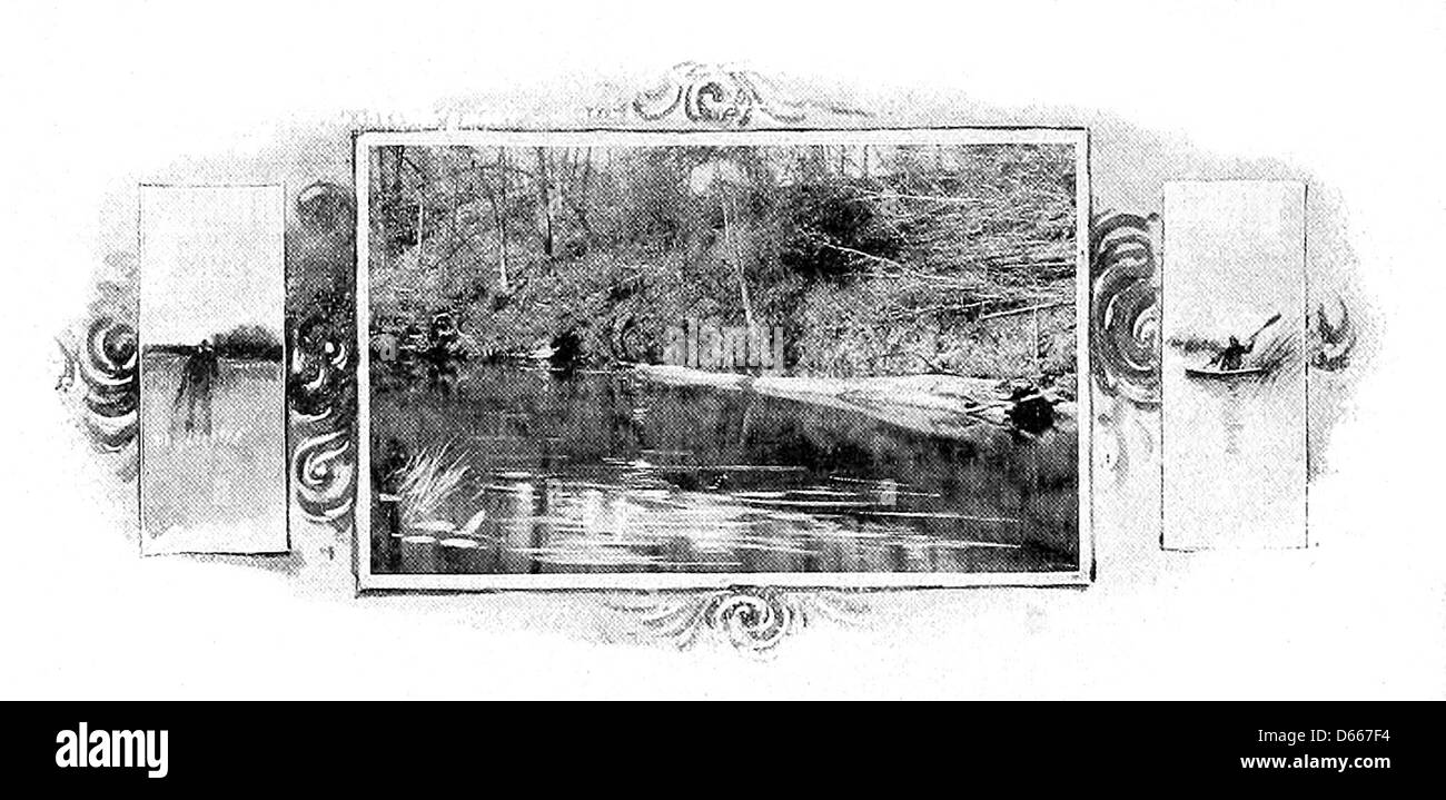 Eine Illustration, die ein großes Streikereignis aus „Boyce's Big Weeklies“ im Jahr 1894 darstellt und die Arbeitsunruhen und Arbeitskämpfe der damaligen Zeit in Amerika hervorhebt. Stockfoto