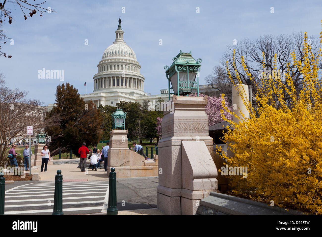 Frühling am uns Capitol - Washington, DC USA Stockfoto