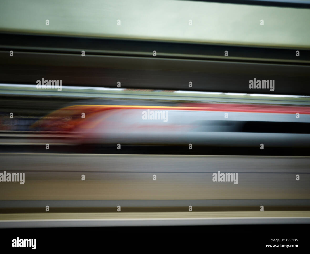 Beschleunigung der Jungfrau Bahn UK Stockfoto