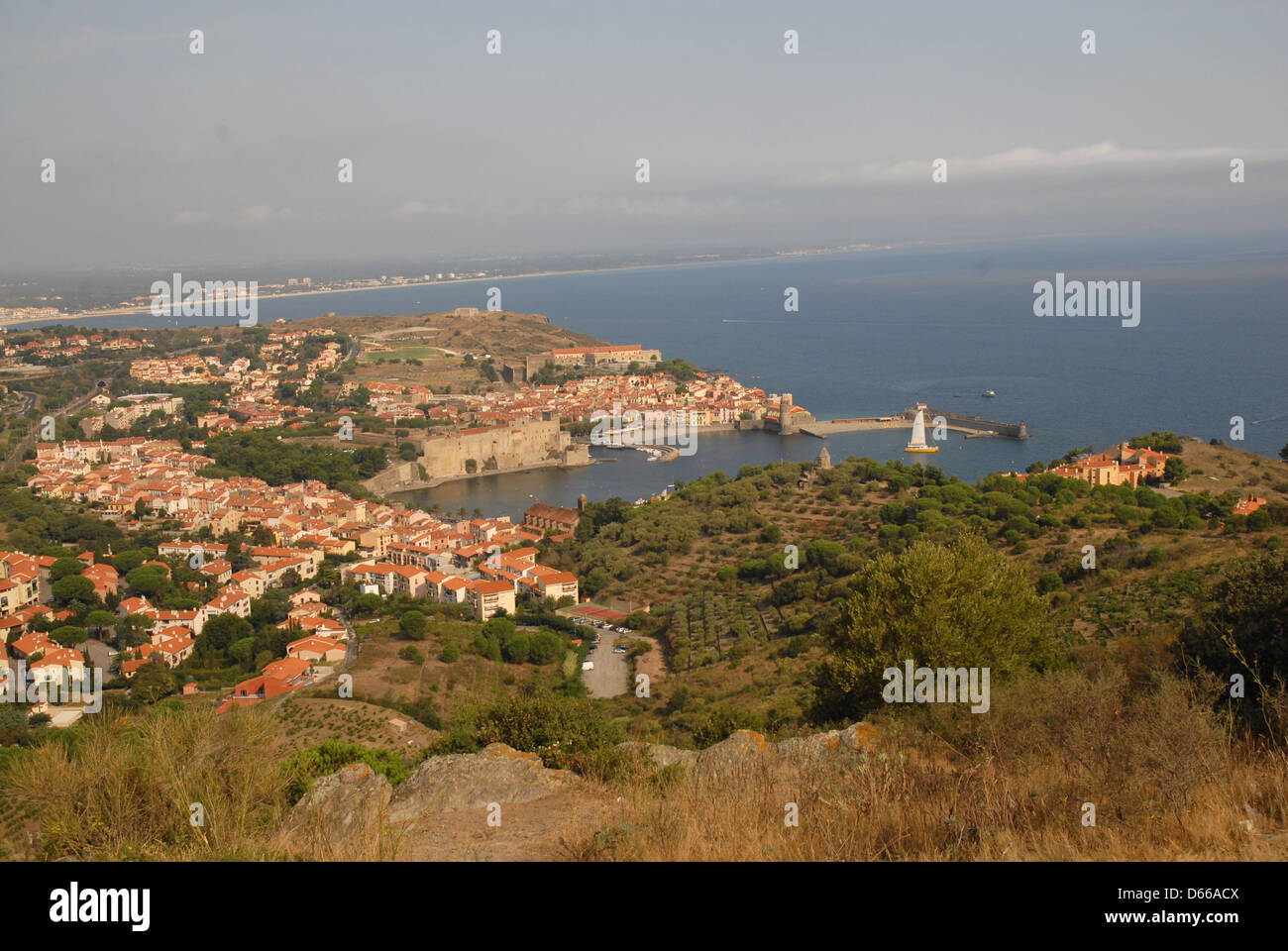Collioure, südlich von Frankreich, Cote d ' Azur, Pyrenäen-Orientales, Stockfoto