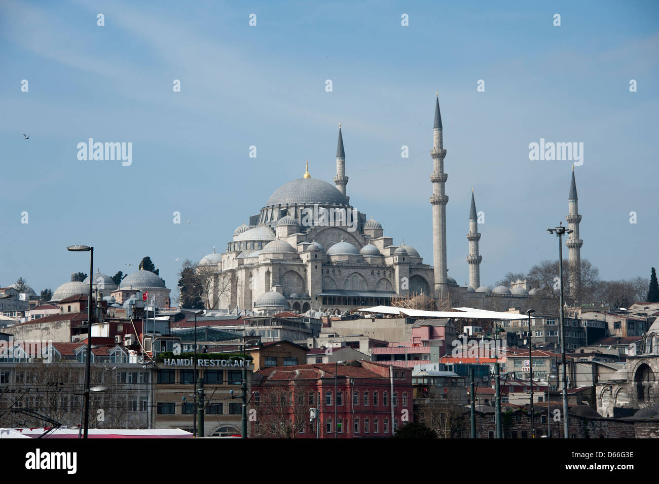 Neue Moschee Istanbul Stockfoto