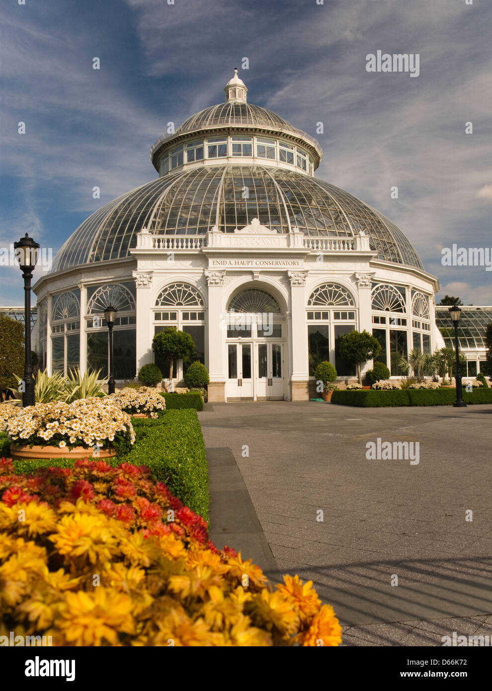 Das Enid A. Haupt Konservatorium an der New York Botanical Garden in der Bronx Stockfoto