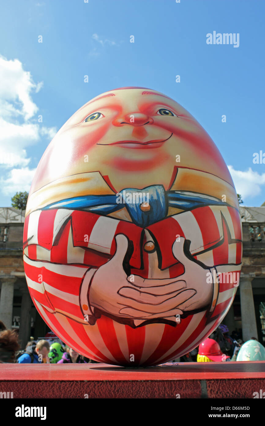 Osterei (Humpty Dumpty) in Covent Garden London England UK Stockfoto