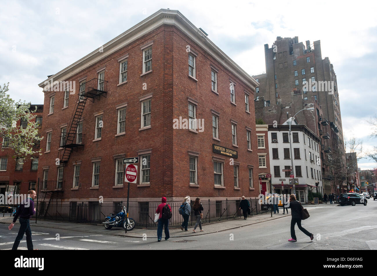 Die Northern Dispensary am Waverly Place und Christopher Street in Greenwich Village VERDIENEN ©Stacy Walsh Rosenstock/Alamy Stockfoto