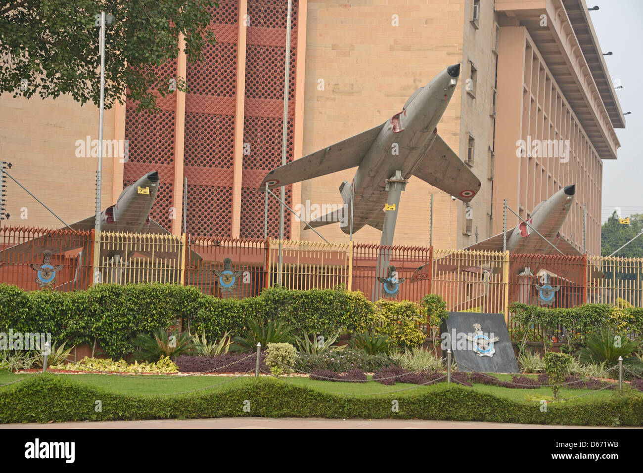 Der indische Luft-Zentrale in Neu-Delhi, Indien Stockfoto