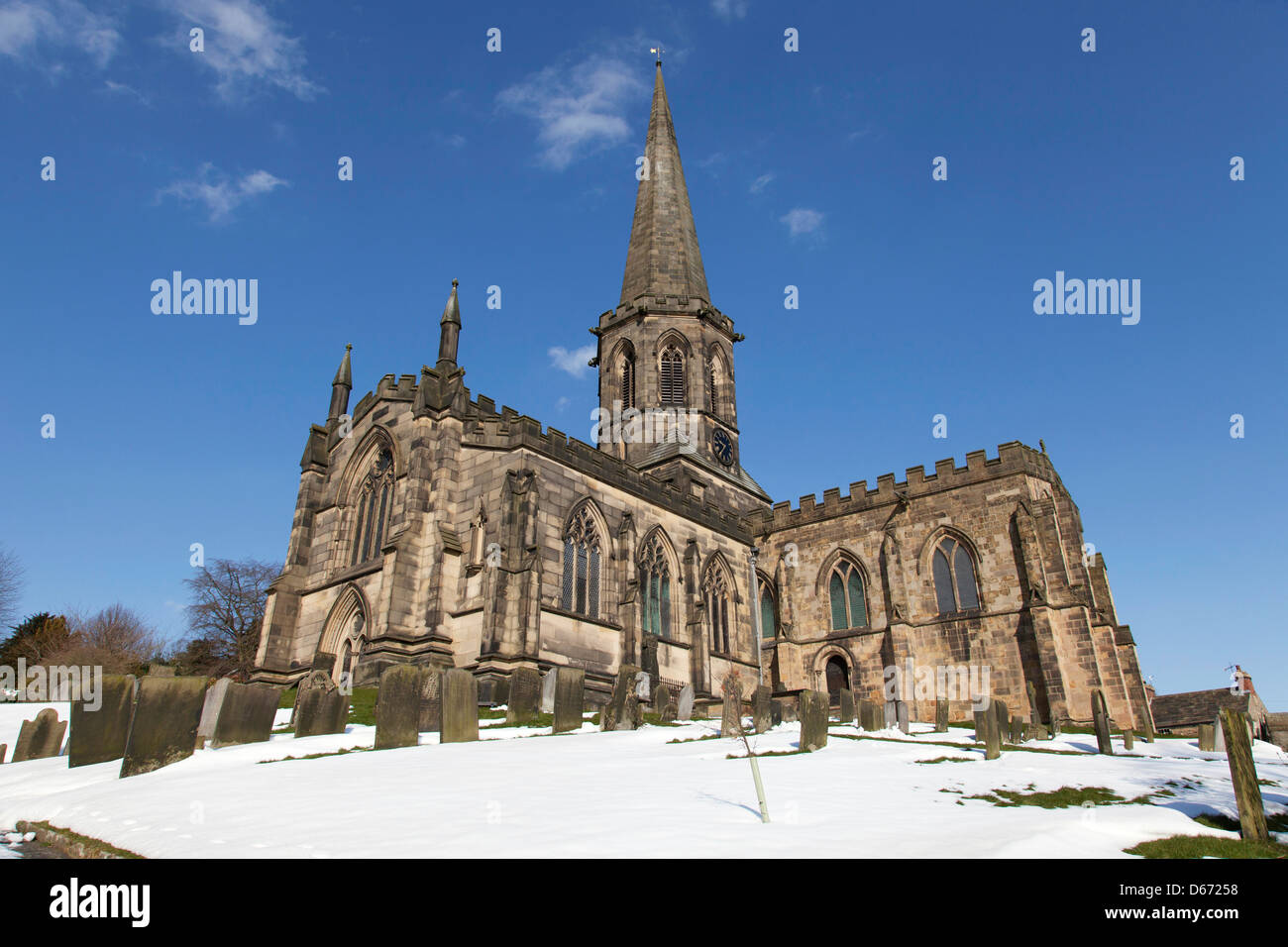 All Saints Church, Bakewell, Derbyshire, England, Vereinigtes Königreich Stockfoto