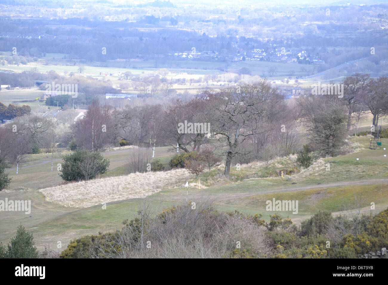 Ribble Valley - die zeitlose Landschaft des ländlichen Lancashire, diesem Bereich bleibt relativ unerforscht. Stockfoto