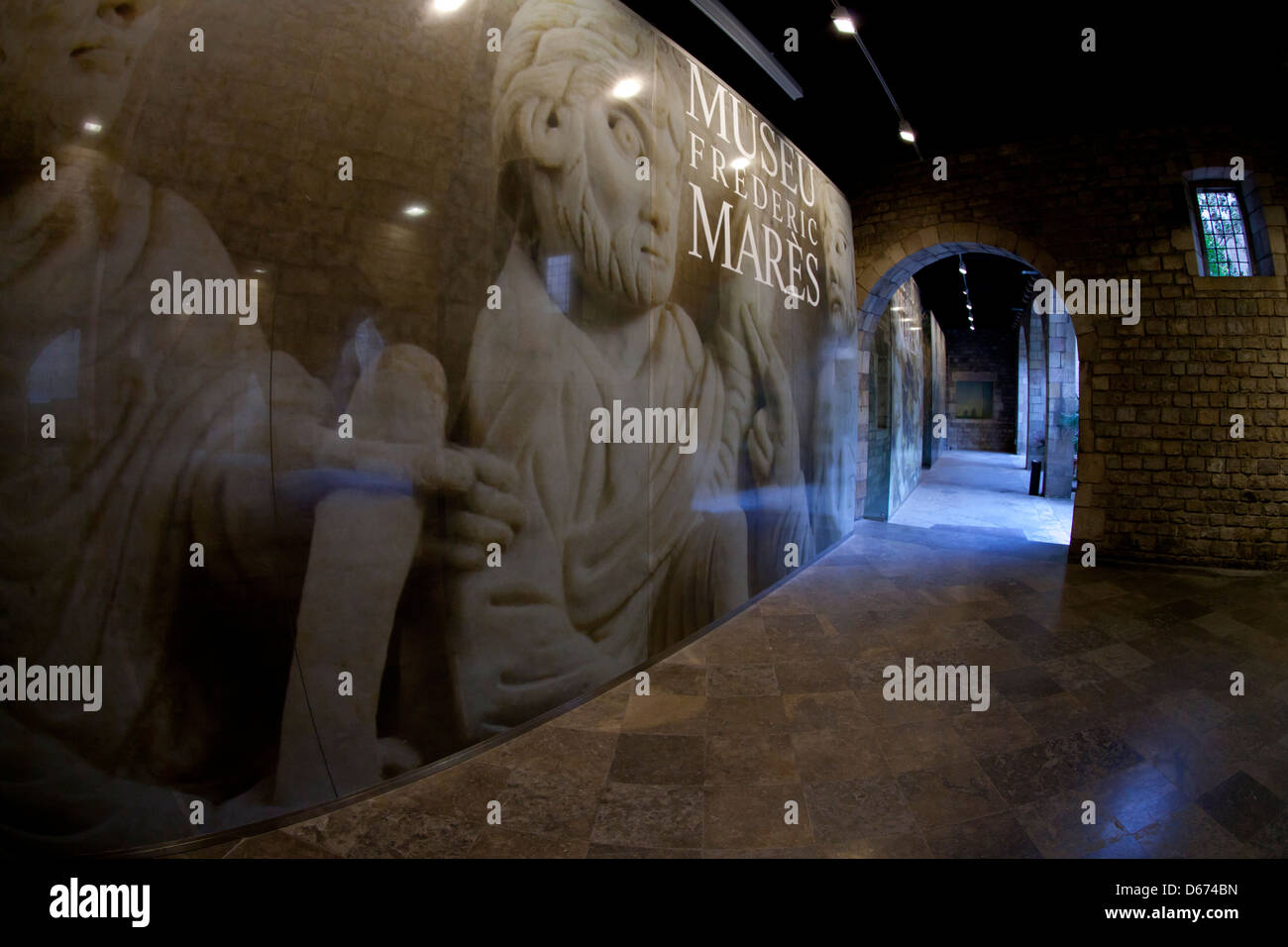 Frederic Mares Museum, Barri Gòtic, Barcelona-Spanien Stockfoto
