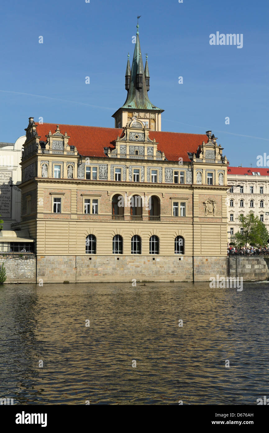 Das Museum des tschechischen Komponisten Bedrich Smetana von der Moldau, Prag Stockfoto
