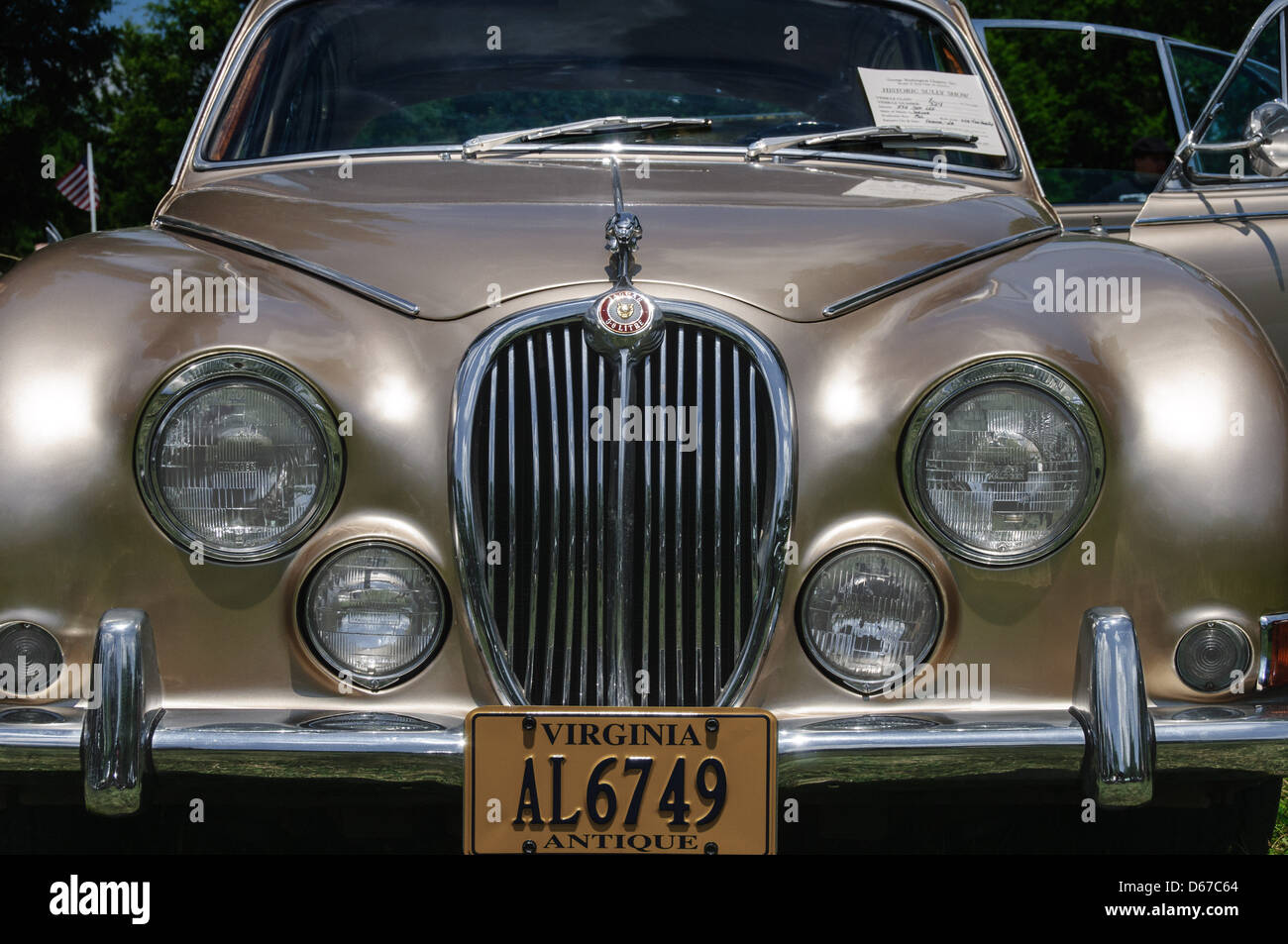 1966 Jaguar SType, antike Auto Show, Sully historische Stätte