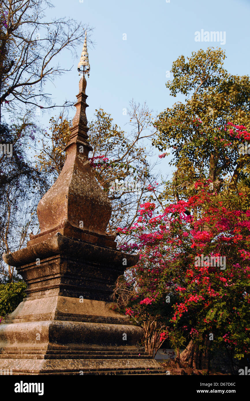 Stupa im Tempel Wat Xieng Thong, Luang Rachentupfer, Laos Stockfoto
