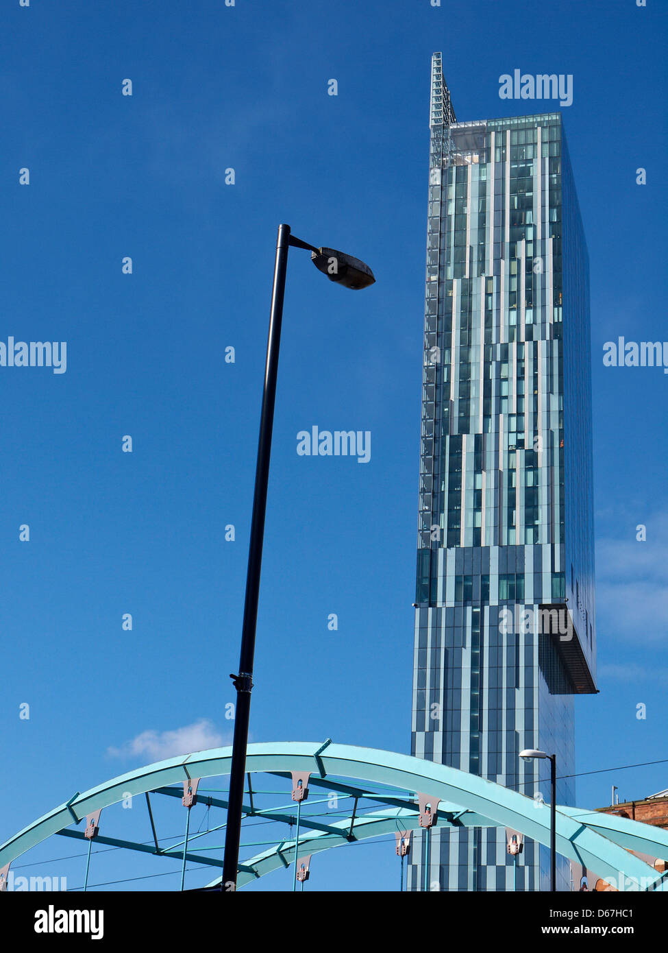 Beetham Tower in Manchester UK Stockfoto