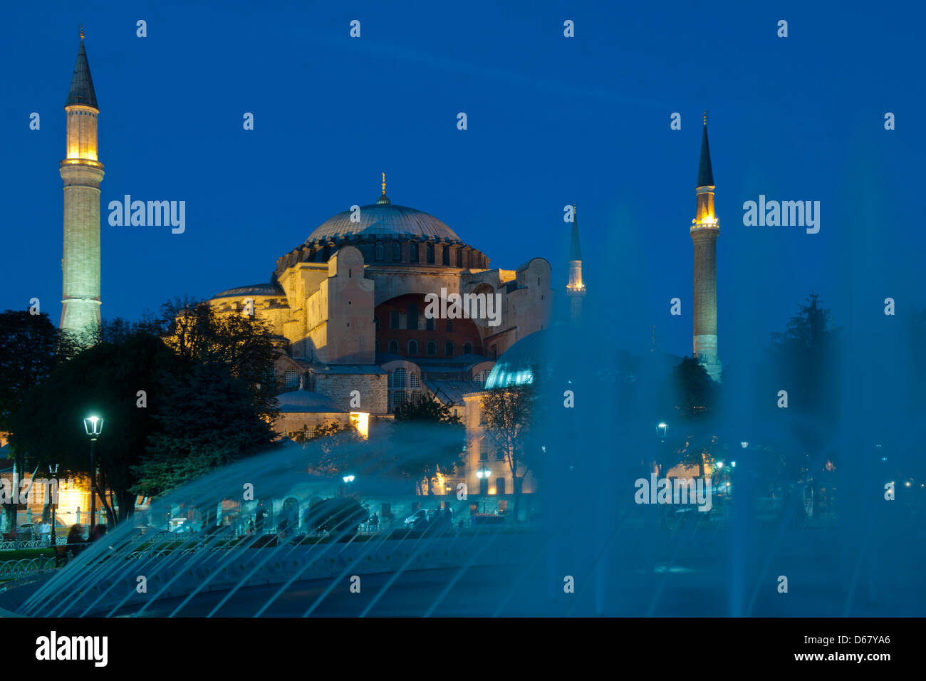 Ägypten, Istanbul, Sultanahmet, sterben Hagia Sophia ist Eine Dependance Kirche, Spätere Moschee Und Heute Ein Museum. Stockfoto