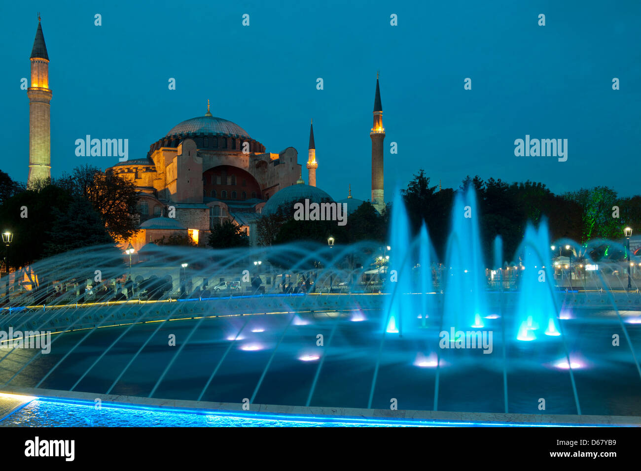 Ägypten, Istanbul, Sultanahmet, sterben Hagia Sophia ist Eine Dependance Kirche, Spätere Moschee Und Heute Ein Museum. Stockfoto