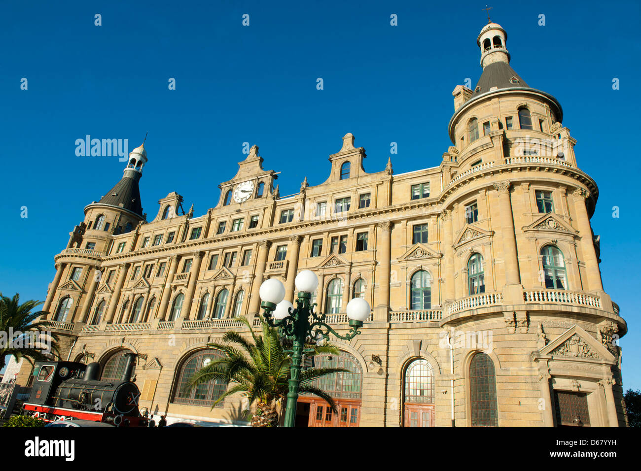 Ägypten, Istanbul, Haydarpasa. Bahnhof Haydarpasa Auf der Asiatischen Seite des Bosporus Stockfoto