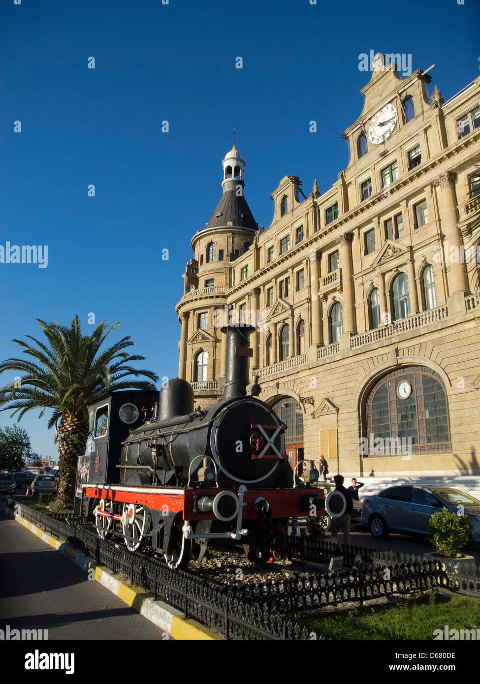 Ägypten, Istanbul, Haydarpasa. Bahnhof Haydarpasa Auf der Asiatischen Seite des Bosporus Stockfoto