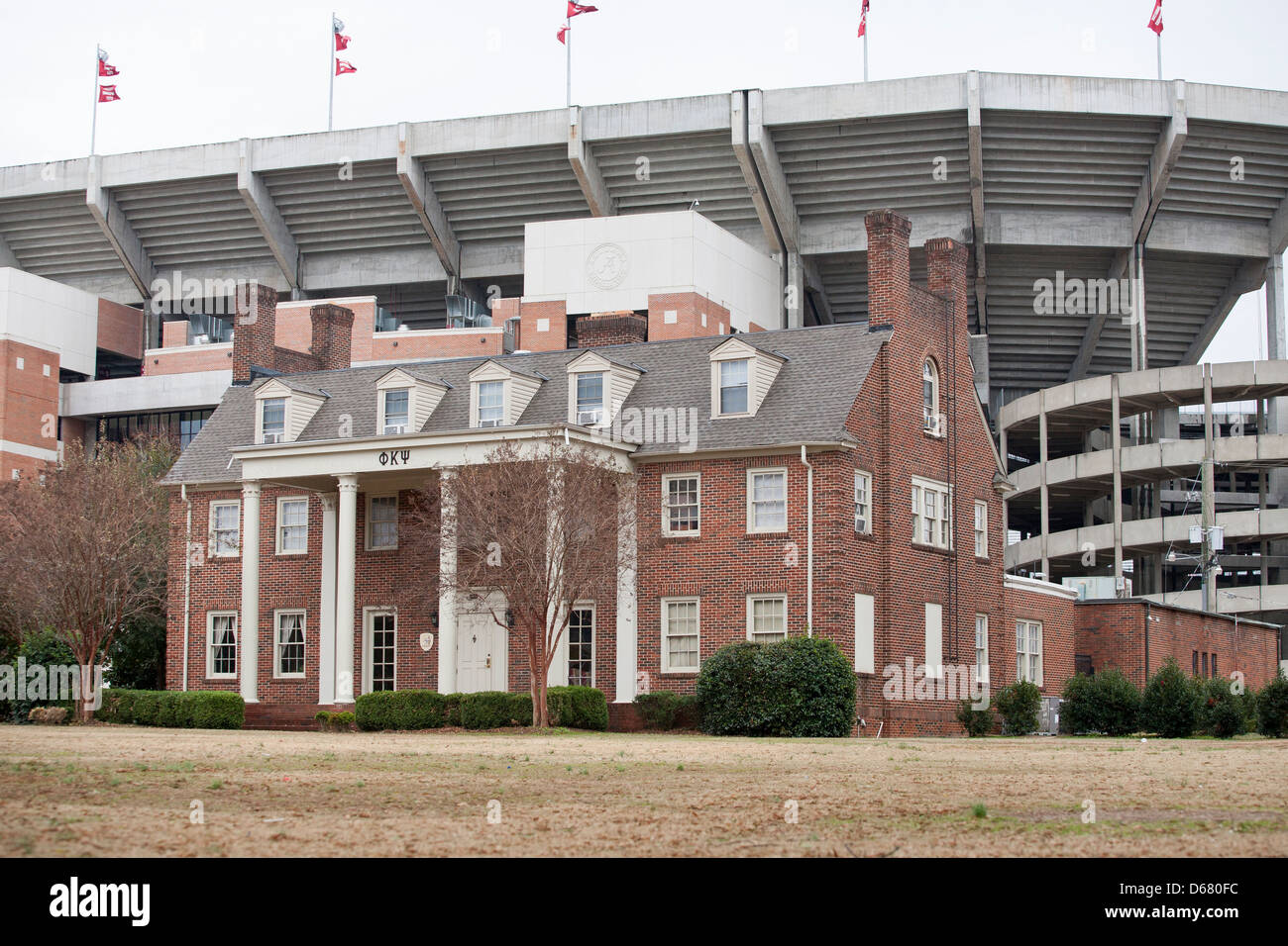 Bryant-Denny-Stadion, befindet sich in Tuscaloosa, Alabama, USA Stockfoto