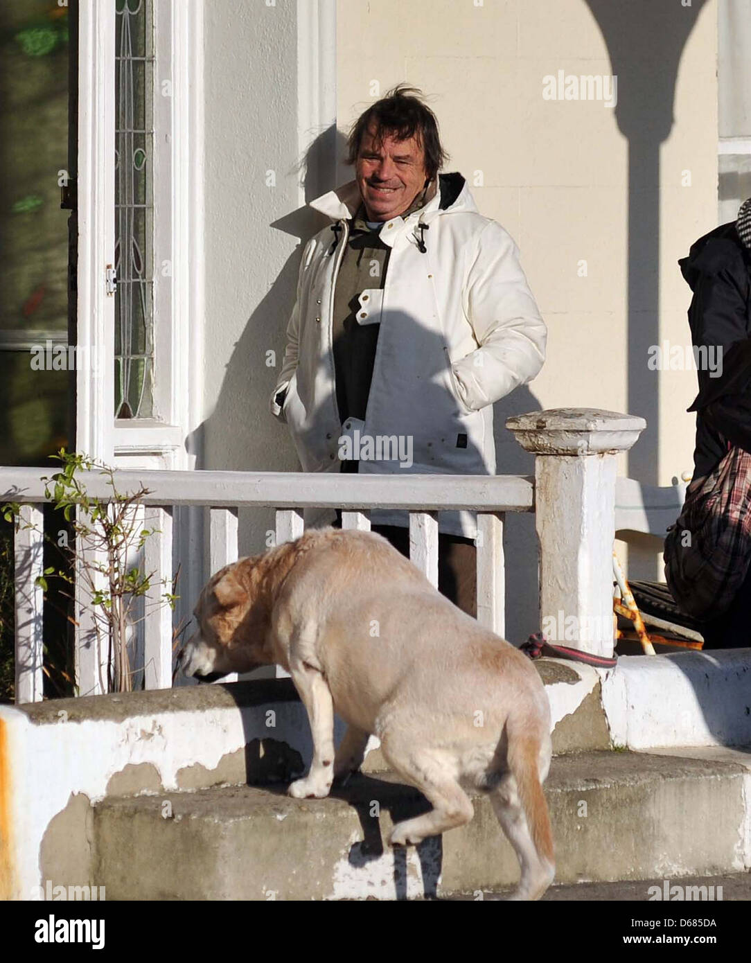 Neil Jordan am Set von "Byzanz" Dublin, Irland - Irish Boulevardpresse 13.12.11in Stockfoto