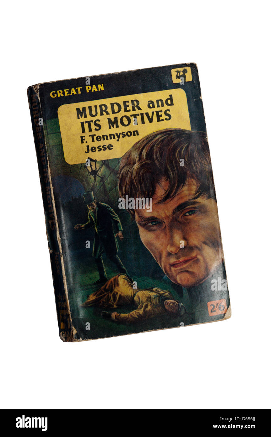 Mord und seine Motive, ein Pan-Verbrechen-Taschenbuch von F. Tennyson Jesse. Stockfoto