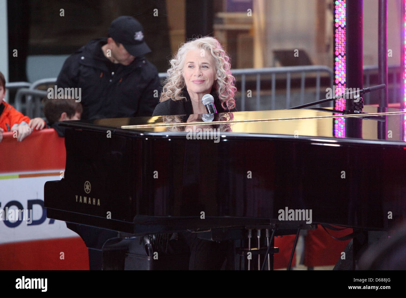 Carole King führt auf "Heute" im Rahmen der Konzertreihe Toyota am Rockefeller Center New York City, USA - 22.11.11 Stockfoto