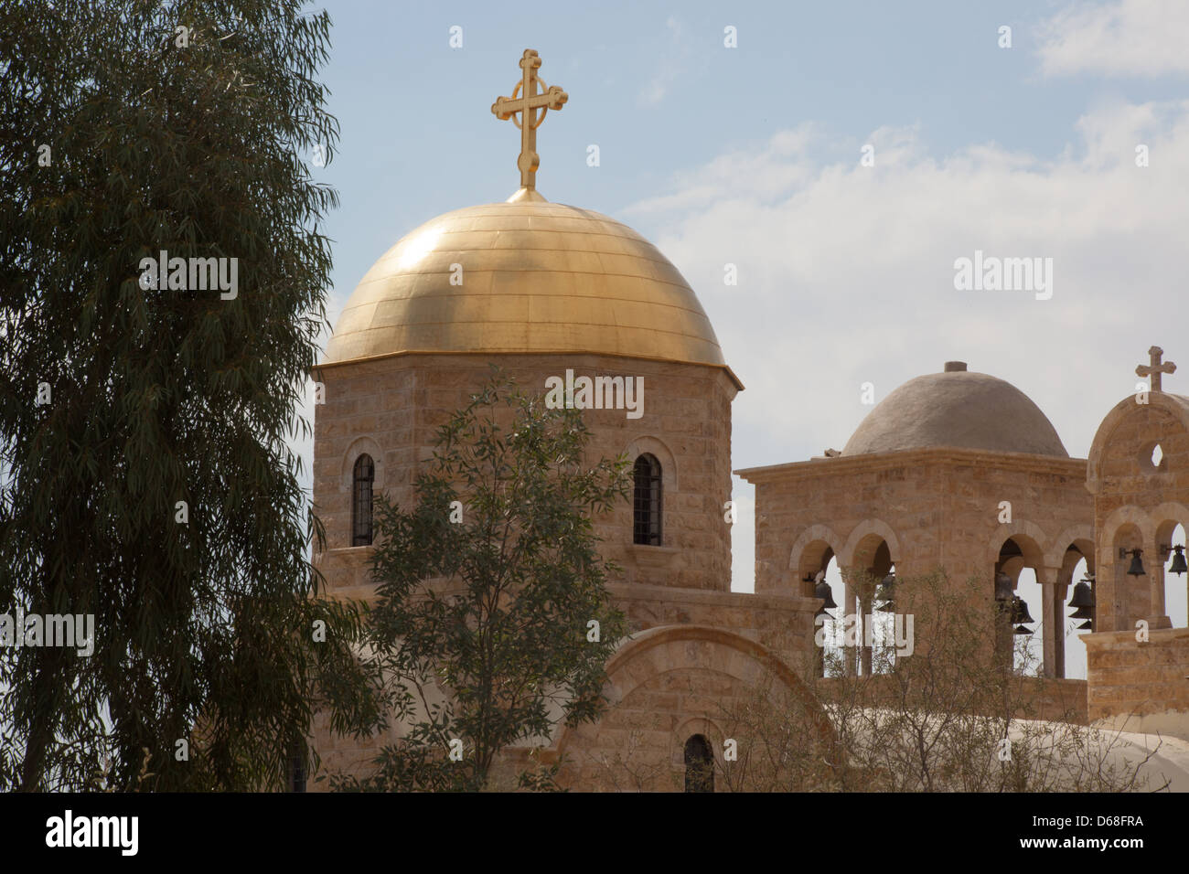 Der Heilige Johannes der Täufer, griechisch-orthodoxe Kirche an der Stelle der Taufe Jesu im Jordan Stockfoto
