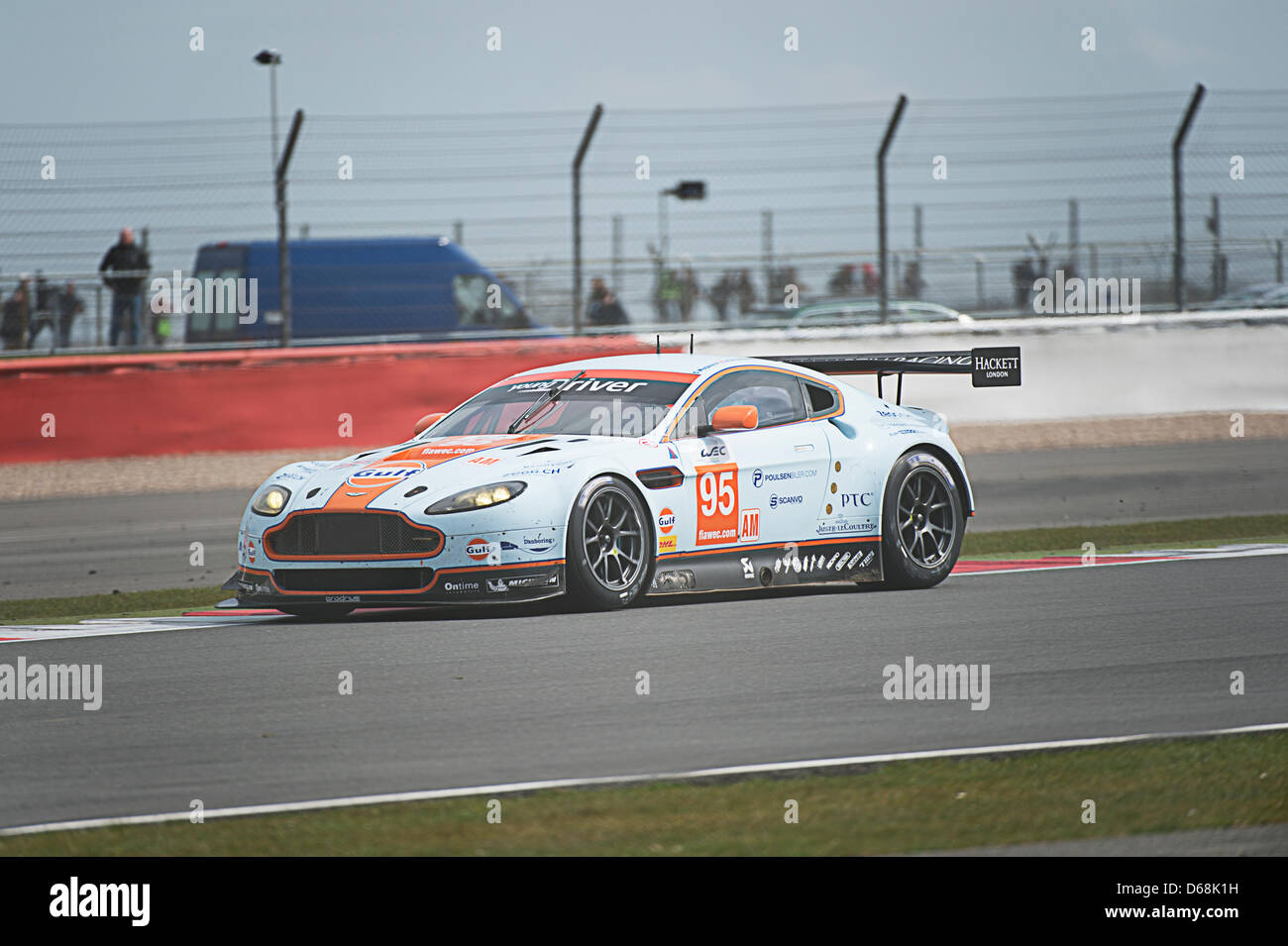 6 Stunden von Silverstone Langstrecken Auto-Weltmeisterschaft, Silverstone Circuit im Vereinigten Königreich, 14. April 2013 Stockfoto