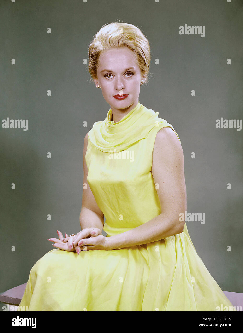 TIPPI HEDREN U.S. Schauspielerin über 1963 Stockfoto