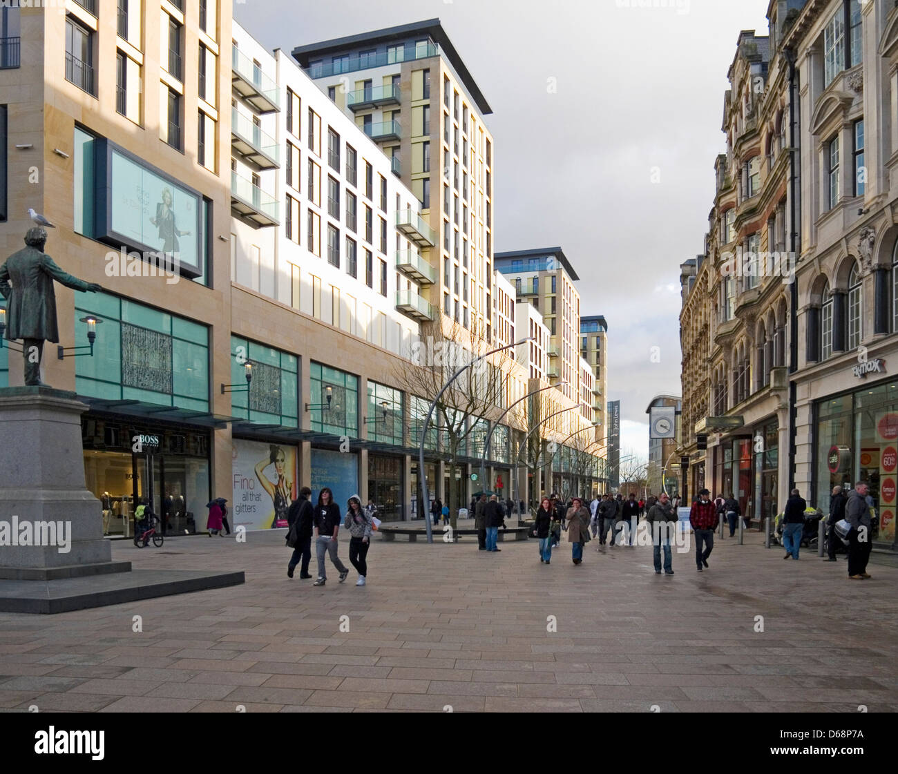 St. Davids 2 (SD2) einkaufen Entwicklung, Cardiff Stockfoto