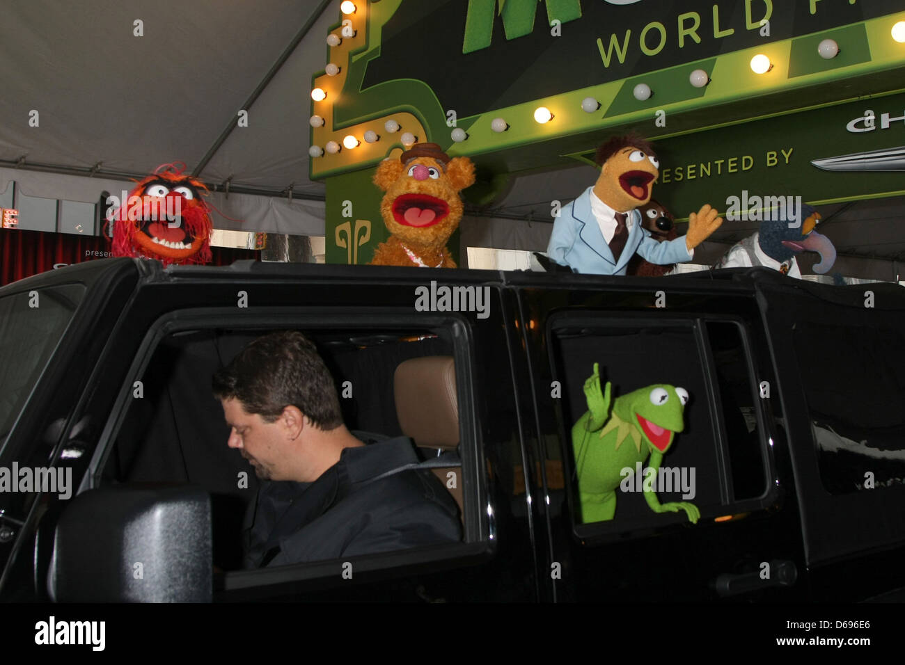 Muppets die Premiere von Walt Disney Pictures "The Muppets" am El Capitan Theatre - Ankünfte Los Angeles, Kalifornien- Stockfoto