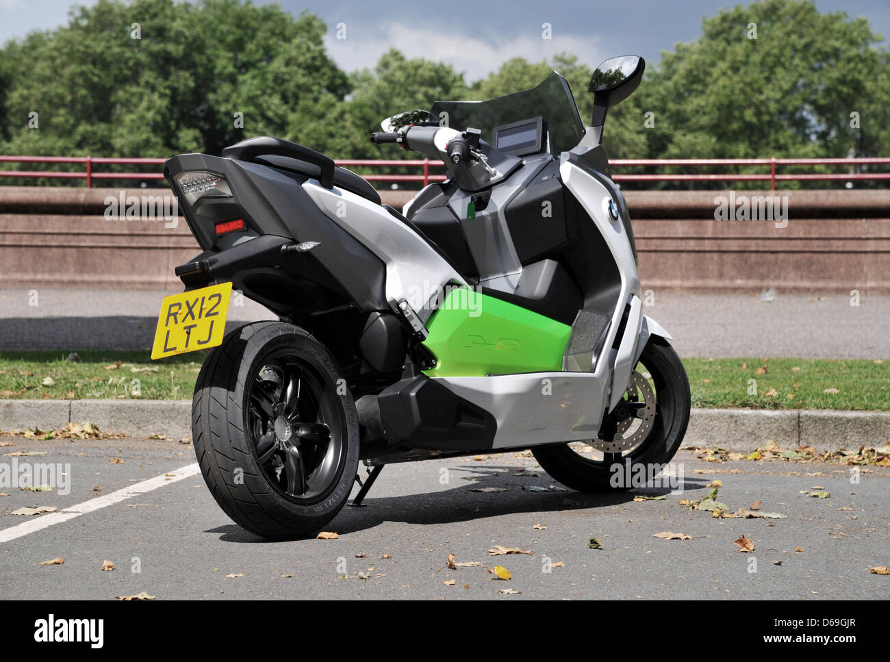 BMW-Elektro-Bike-Konzept auf den Straßen von London Stockfoto