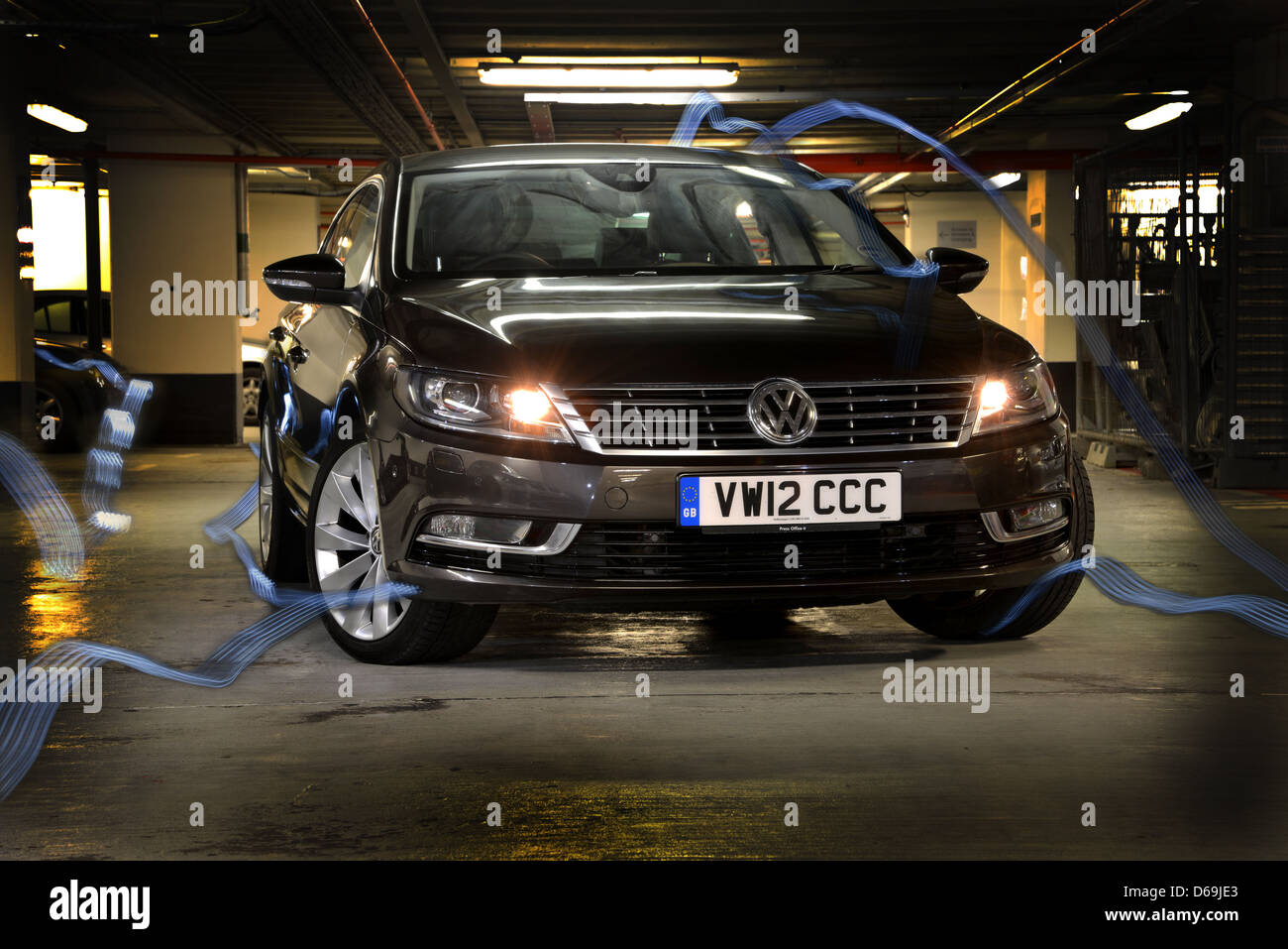 2012 2013 VW Volkswagen Passat CC Licht gemalt Stockfoto