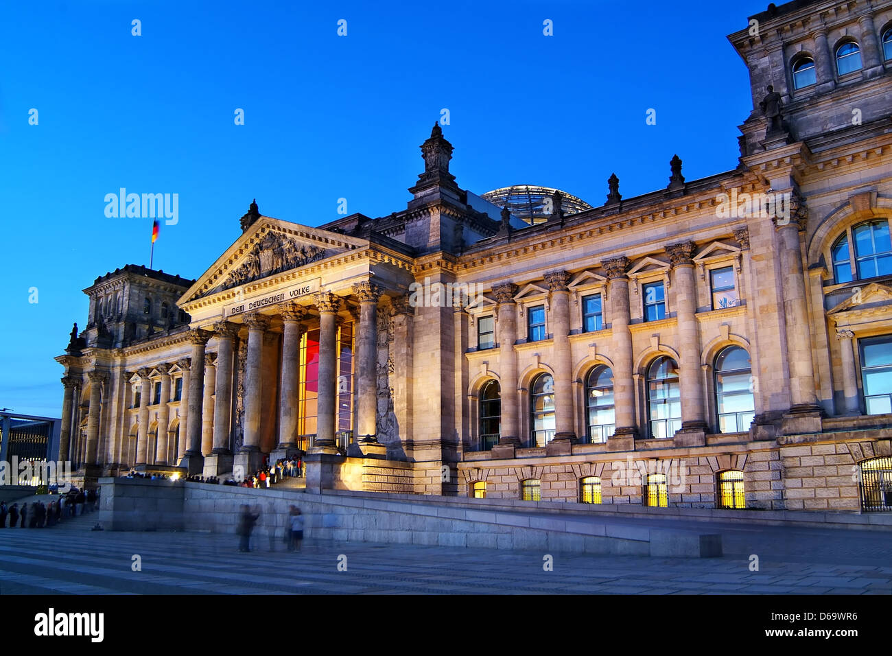 Berlin, der Reichstag, das Parlament Stockfoto