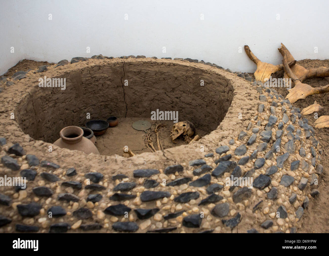 Grab In Kerma Museum, Sudan Stockfoto