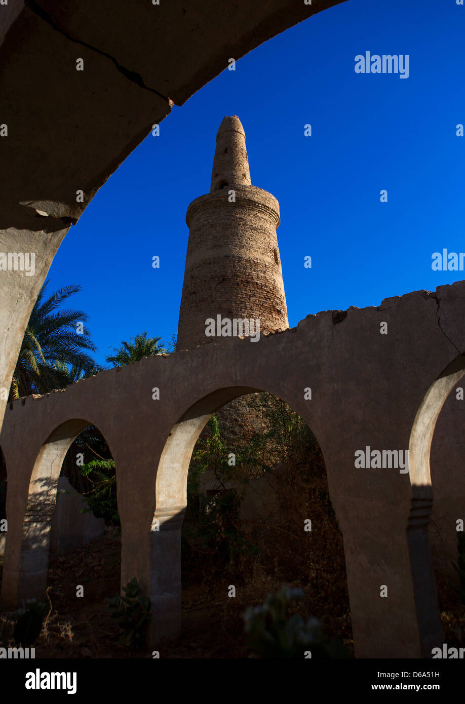 Adandoned-Osmanische Moschee, Karima, Sudan Stockfoto