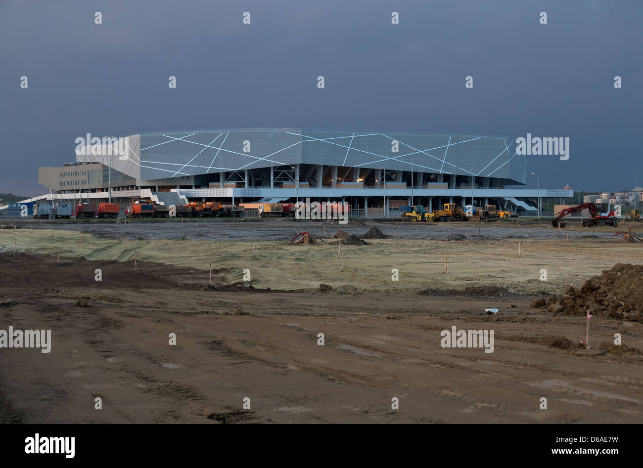Lviv, Ukraine, Arena Lwiw, Spielstaette für die Fußball-Europameisterschaft 2012 Stockfoto