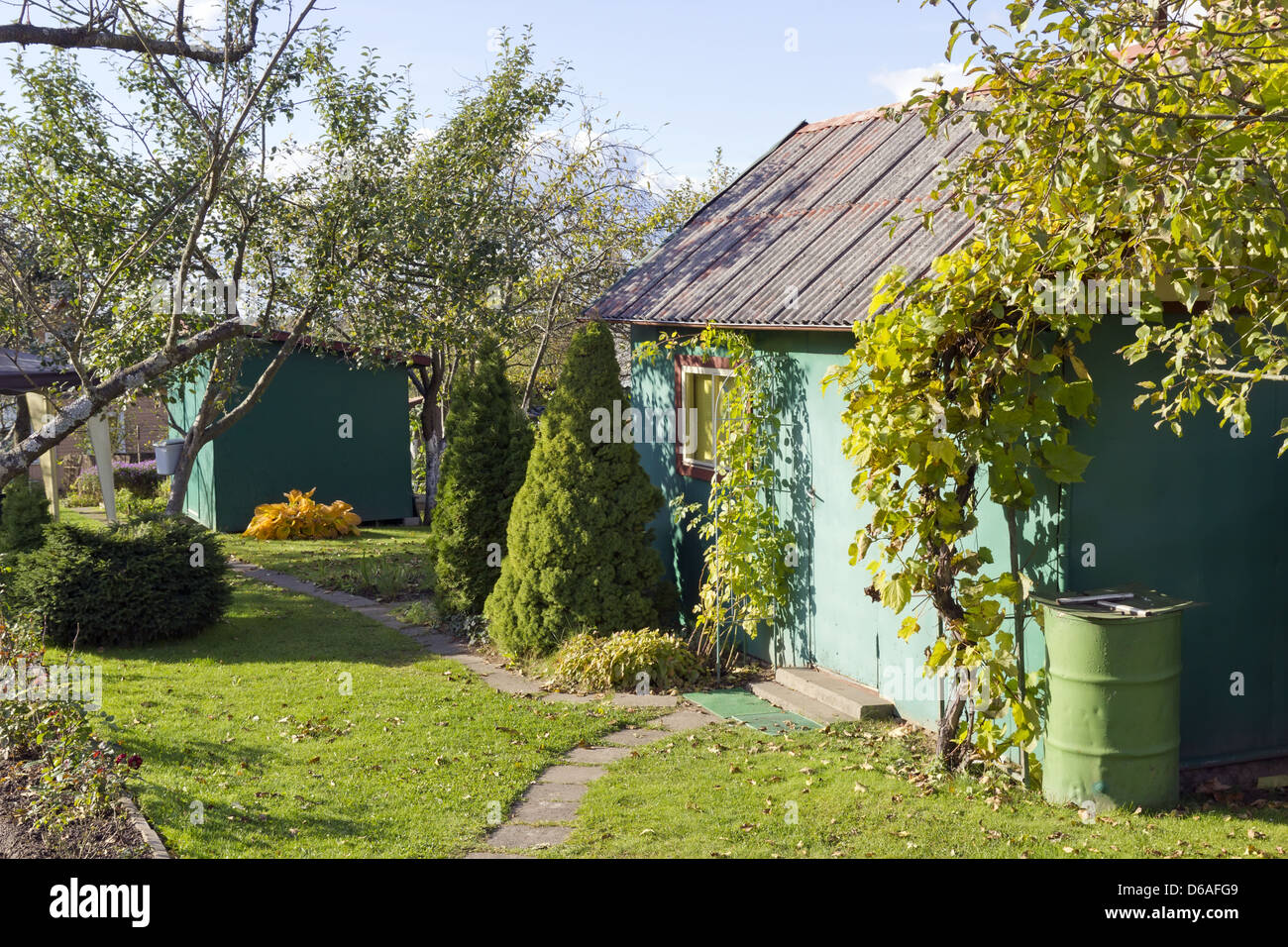 Europäischen Garten Stockfoto