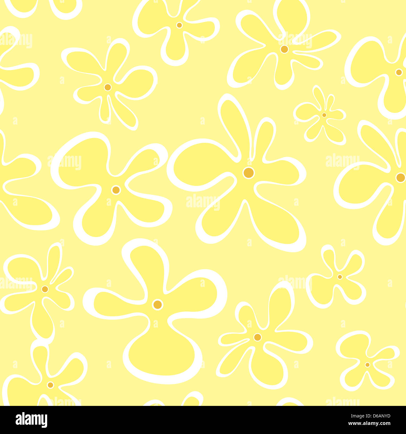 Sommer-Blumen-nahtlos-Muster Stockfoto