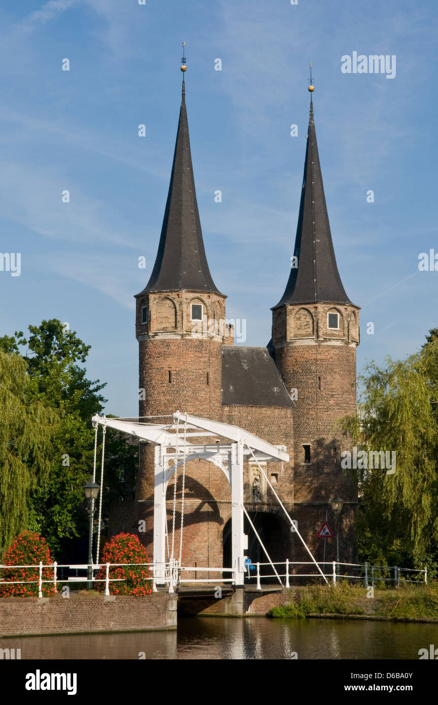 Das Osttor, Delft, Niederlande Stockfoto