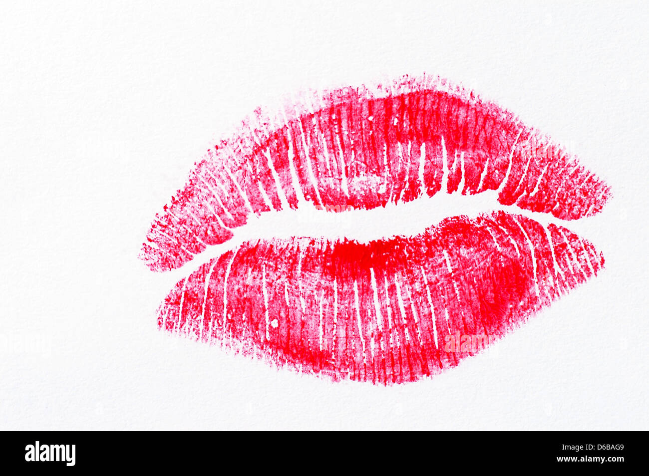 Mund, Lippen, Lippe Impressum küssen Stockfoto