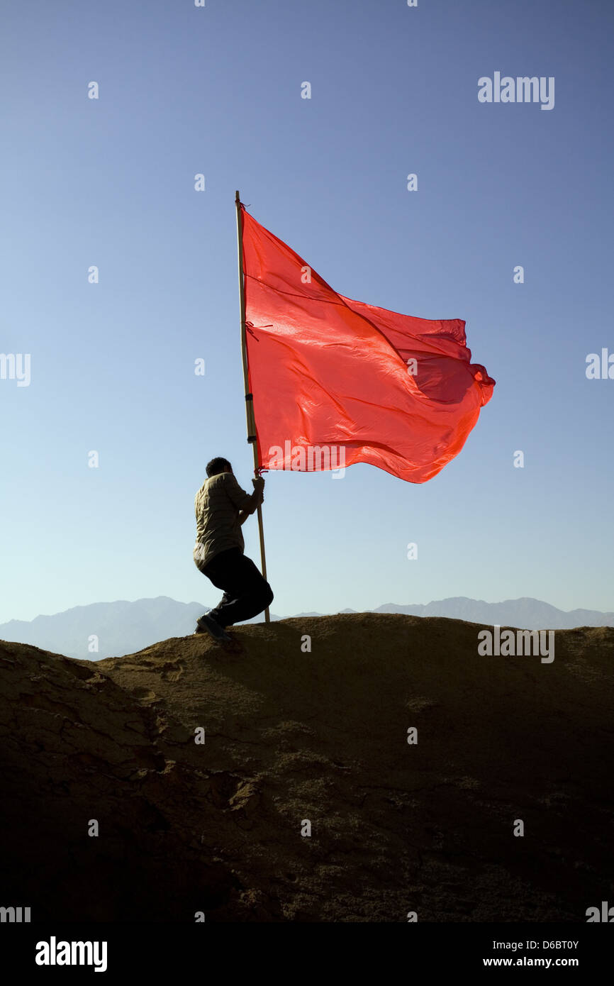 Sozialismus, Kommunismus, rote Fahne Stockfotografie - Alamy